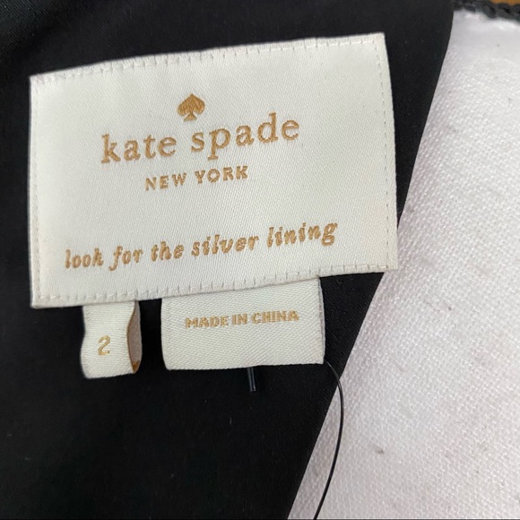 KATE SPADE ♠️ 2. ♥️PERFECT, CLASSY LBD ! JEWELED NECKLINE💎— BRAND NEW! GORGEOUS - Picture 2 of 13